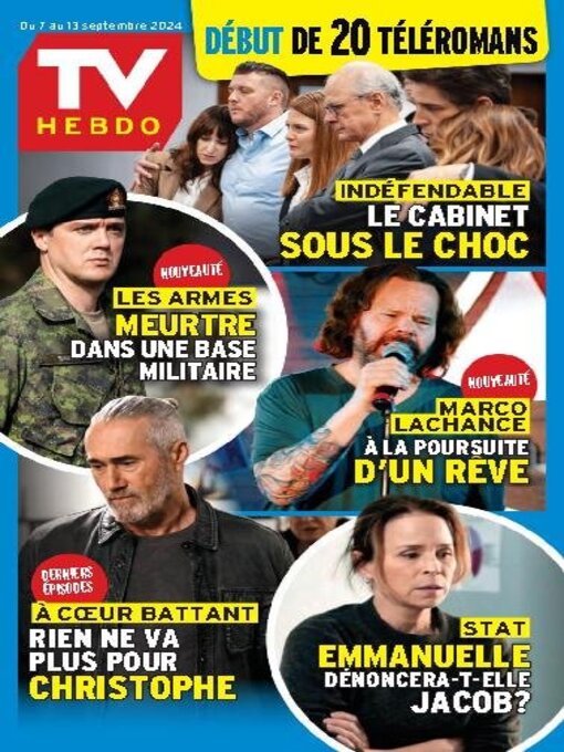 Title details for TV Hebdo by TVA Publications Inc. - Available